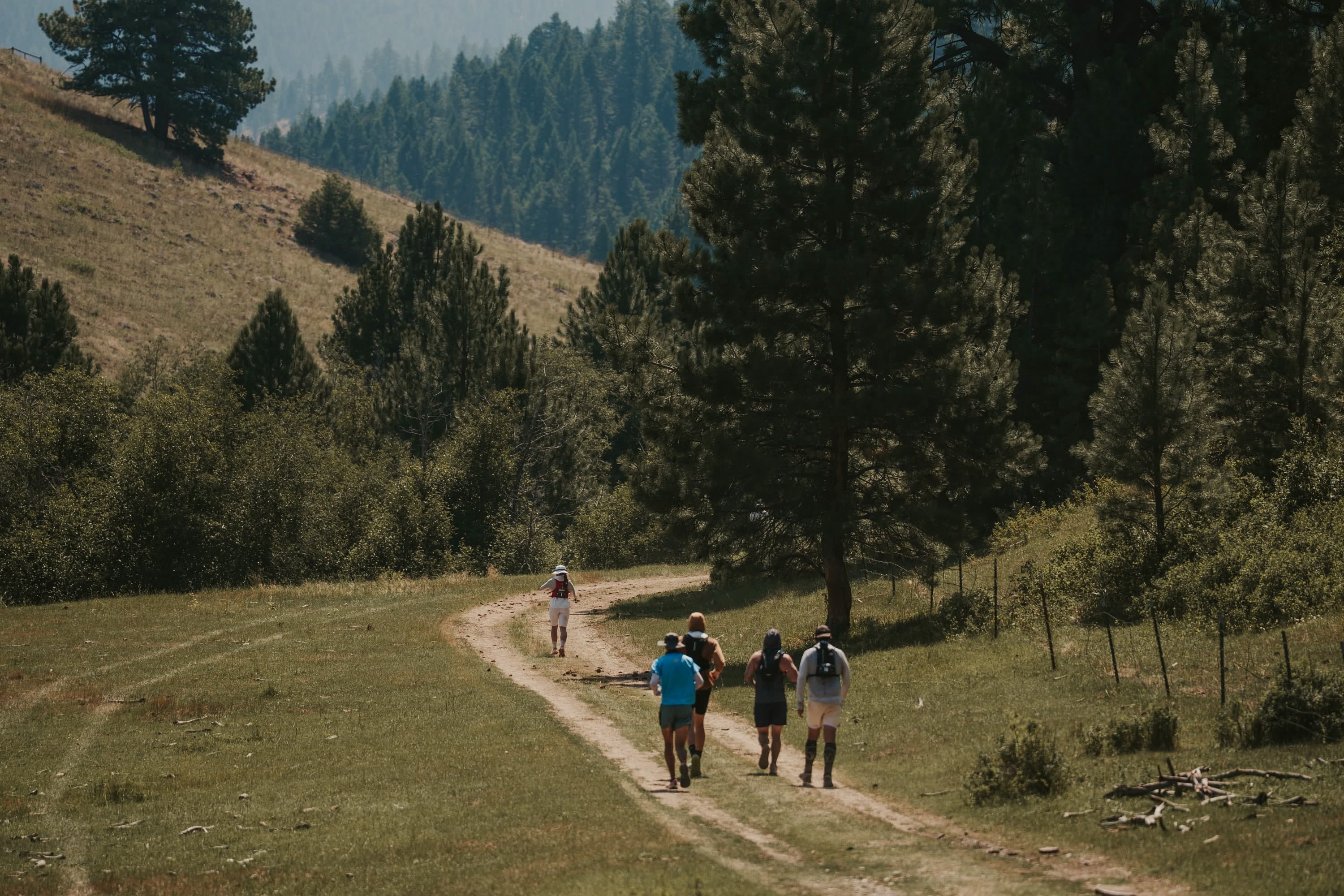 Runners returning to the course as the hours pass on the ROO Ultra course